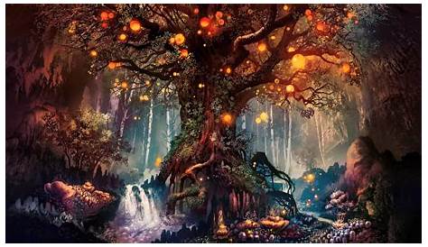 73+ Fantasy Forest Wallpaper HD