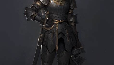 Dark Knight, Adrián Prado | Knight, Fantasy armor, Fantasy character design