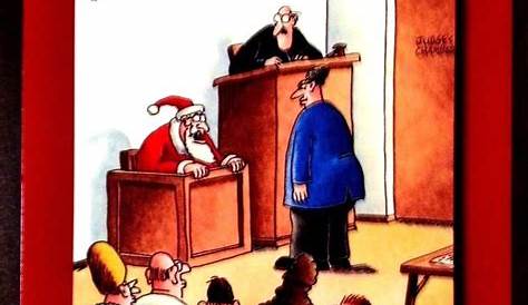 "The Far Side" by Gary Larson. Christmas | Funny cartoons jokes, Far