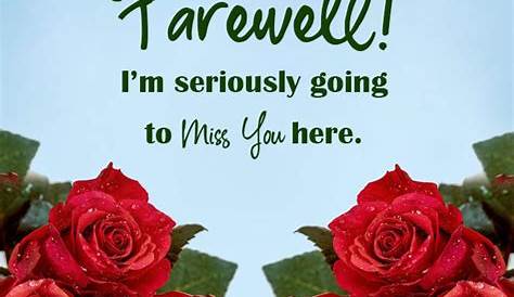 Best Farewell Messages & Wishes for Friends, Boss, Colleagues