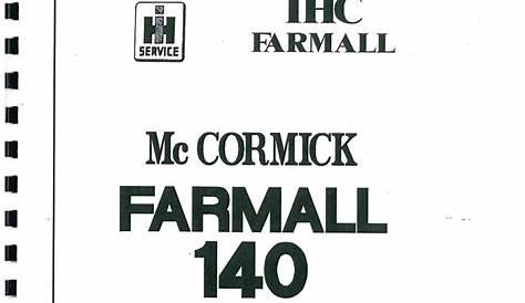 Farmall 140 Service Manual