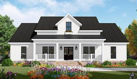 Farmhouse Floor Plan - 4 Bedrms, 3 Baths - 2000 Sq Ft - #141-1331