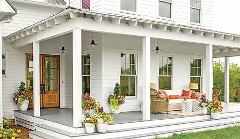 Modern Farmhouse Plan With Wraparound Porch - Family Home Plans Blog