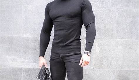 Fashion For Men With Wide Shoulders Handsome Man Really Strong And