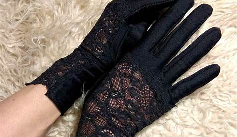 Women's Fashion Cotton Summer Gloves Lace Patchwork Anti skid Gloves