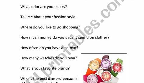 Fashion Trends Questions