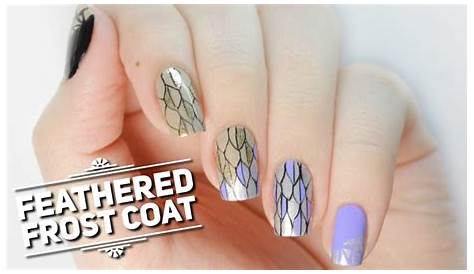 Feathered Frost: Feathered Winter Nail Colors