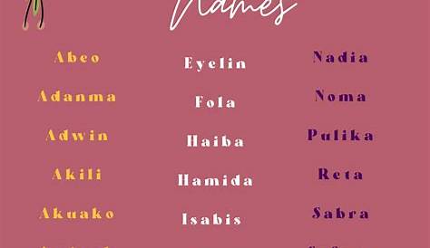 Discover The Enchanting World Of Female Names In South Africa