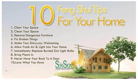 The Basics of Feng Shui For Your Home #Infographic | Feng shui house