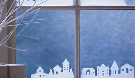 Winterliche Fensterdekoration | Dekoration, Weihnacht fenster
