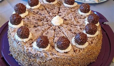 Ferrero - Rocher - Torte 72 Ferrero Rocher Torte, Tiramisu, Cake