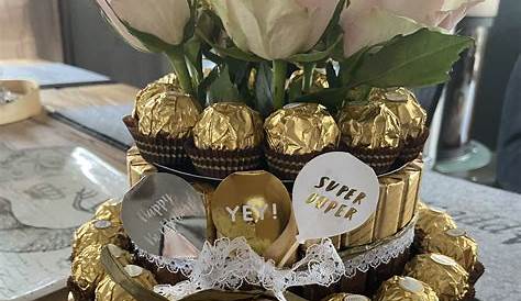 Ferrero Rocher und Merci Torte basteln | Torten basteln, Süßigkeiten