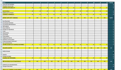 Feuille de calcul excel : Grand-livre | Apprendre la comptabilité