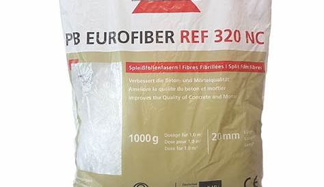 Fibre Beton 1kg FIBRES POUR BÉTON POLYPRO 20 MM 1 KG EUROFIBRES BAUMHUETER