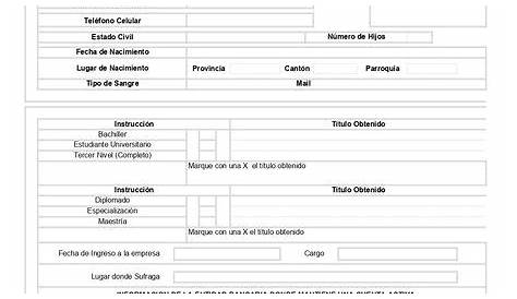 Plantilla Excel Ficha De Nuevo Trabajador En Planilla Free Download