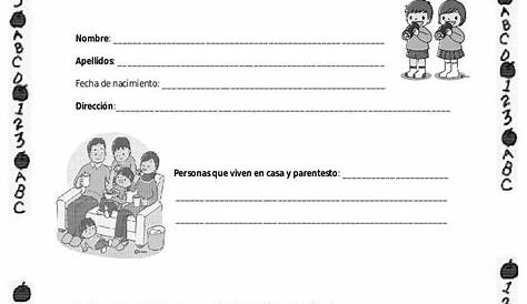 Todo sobre mí: ficha tuneable de presentación. | Spanish classroom