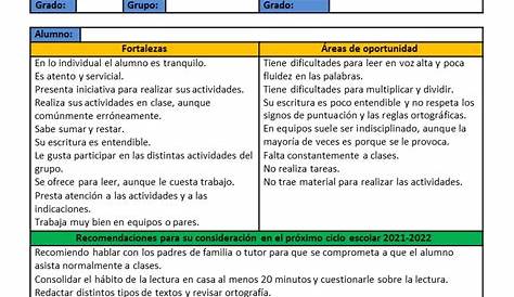 Ejemplos De Fichas Descriptivas De Alumnos De Preescolar Nuevo Ejemplo