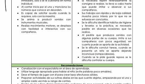 Ejemplos De Fichas Descriptivas Por Alumno - Estudiar