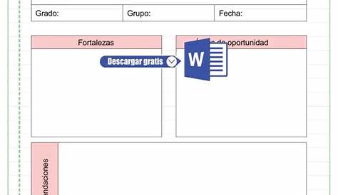 Formatos de fichas descriptivas del alumno editables | Educación Primaria