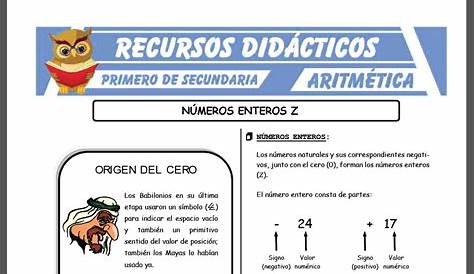 Ejercicios de Aritmética para Primero de Secundaria | FICHAS GRATIS