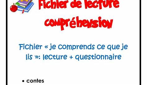 CM • Ateliers / Français • Lecture-compréhension - | Lecture