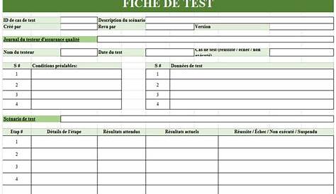 Fiche De Test Fonctionnel Guide s s