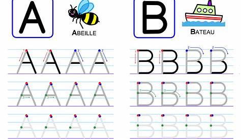 Lettres Capitales (Fiches-Maternelles) | Lettre A, Apprendre dedans