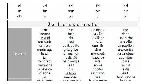 Sons CE1 | Bout de Gomme