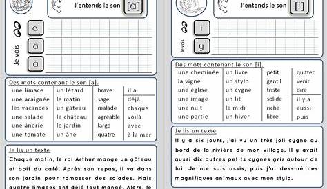 Orthographe / Phonologie CE1 – Période 1 - Orphéecole