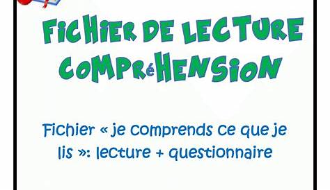 FICHE DE LECTURE ET COMPREHENSION CE1 - sab ' bricole