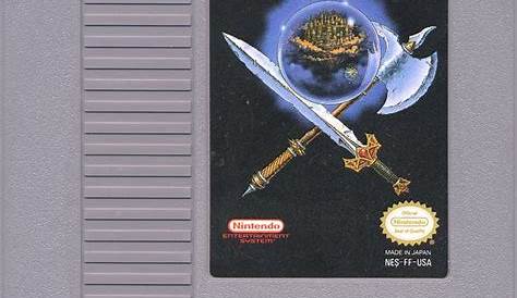 Final Fantasy NES Game Box Cover Art Poster | Etsy