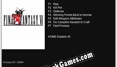 Final Fantasy IX [PS1] (V1.5 - 21/04/2016) - FearLess Cheat Engine