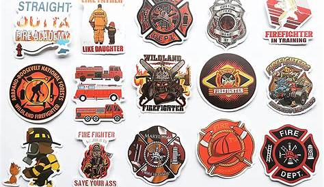 Standard Solid Color Helmet Front Reflective Decals – Fire Safety Decals