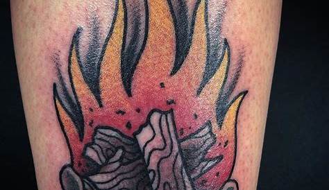 Flames Neck Tattoo | Airbrush Gypsy Temporary Airbrush Tatto… | Flickr