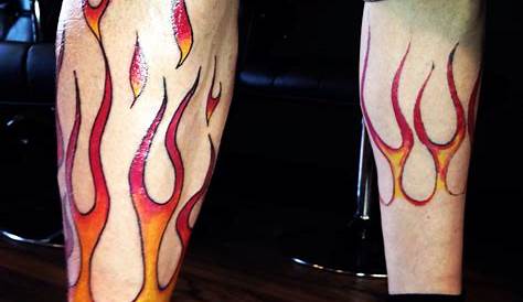 flame tattoos on legs - artvanfurniturerockford