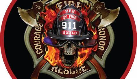 Firefighter Hazmat Haz Mat Car Window Fire Helmet Skull Crossbones