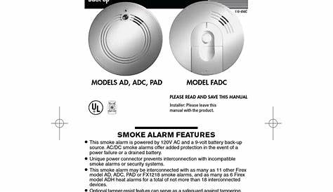 Find Out 13+ Facts On Firex Smoke Alarm Model Fadc People Did not Tell