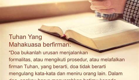 Doa Membaca Firman Tuhan - Dakwah Islami