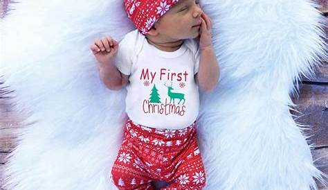First Christmas Outfit For Baby Boy