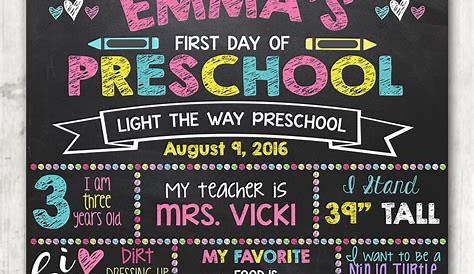 Free Printable First Day of School Signs Happiness is Homemade