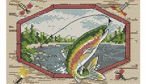 Fly Fishing Cross Stitch Pattern Leaflet 03148 L