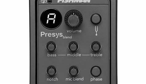 FISHMAN Presys Plus Preamp narrow/wide Aktivná elektronika pre gitaru