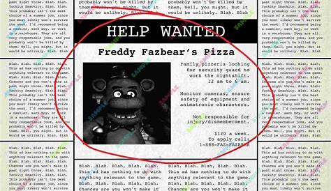 FNAF 3 Newspaper article by TheRealROACH3467 on DeviantArt