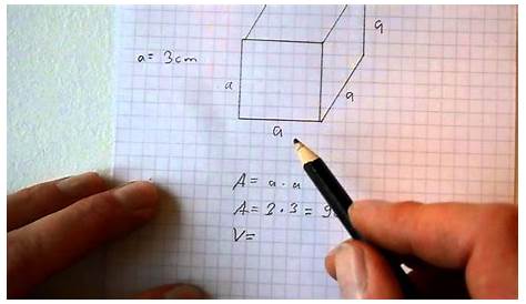 Übungsblatt zu Umfang- Volumen- und Flächenberechnung | Mathematik