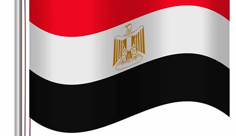 Flag Pole PNG Image, Egypt Flag With Pole, Egypt Flag With Pole Png