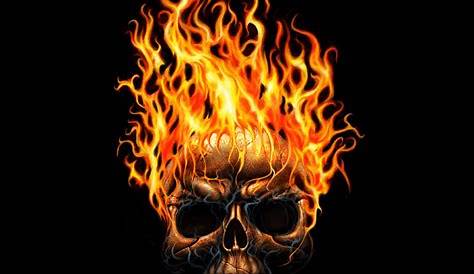 [68+] Flaming Skull Wallpapers | WallpaperSafari.com