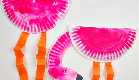 DIY Paper Plate Flamingo Puppet YouTube