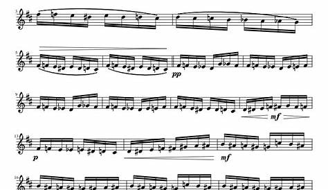 Flight Of The Bumblebee Clarinet Sheet Music