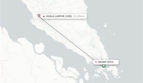 OD303 Flight Status Batik Air Malaysia: Batam to Kuala Lumpur (MXD303)