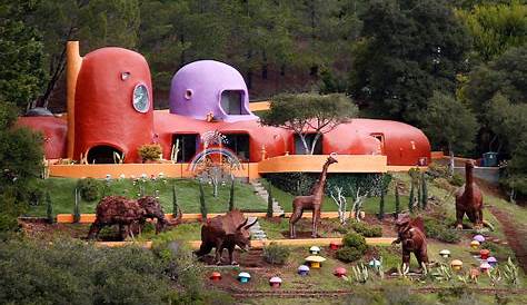 Flintstones House San Francisco The ‘Flintstone ’ Outside Of Has